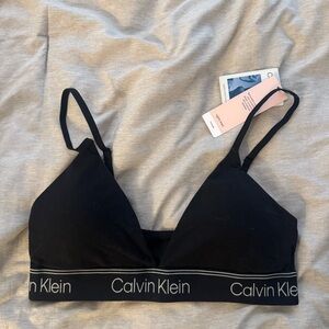 Calvin Klein Black Triangle Bralette